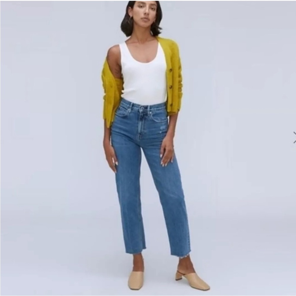 Everlane Women's Straight Leg Jeans - Blue
